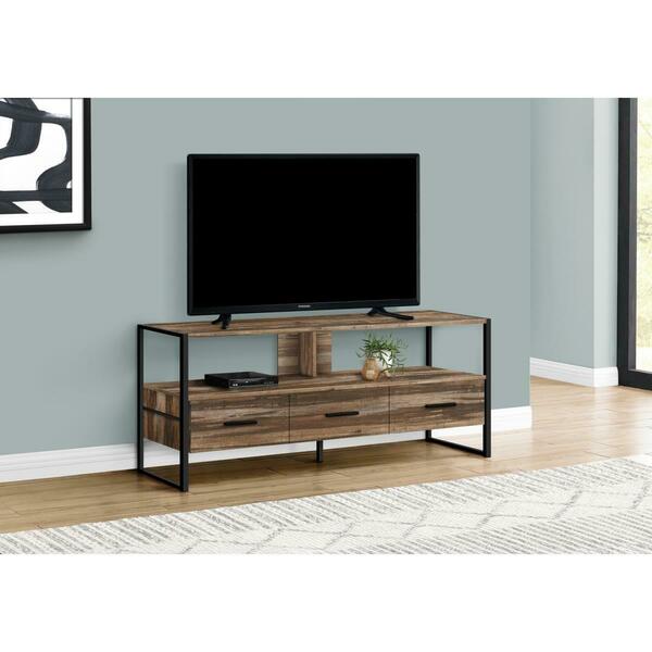 Nextgen 48 in. Brown Reclaimed & Black Metal TV Stand NE3071218